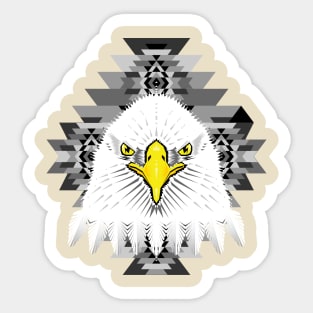 Geometric Eagle Sticker